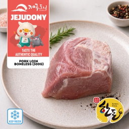 JEJUDONY Jeju Premium Pork Loin Boneless Frozen 300g 优质济州无骨里脊肉