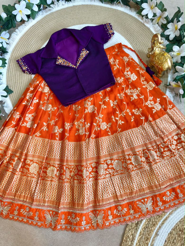  Contrast Kids Lehenga-Choli Collection TC2_3