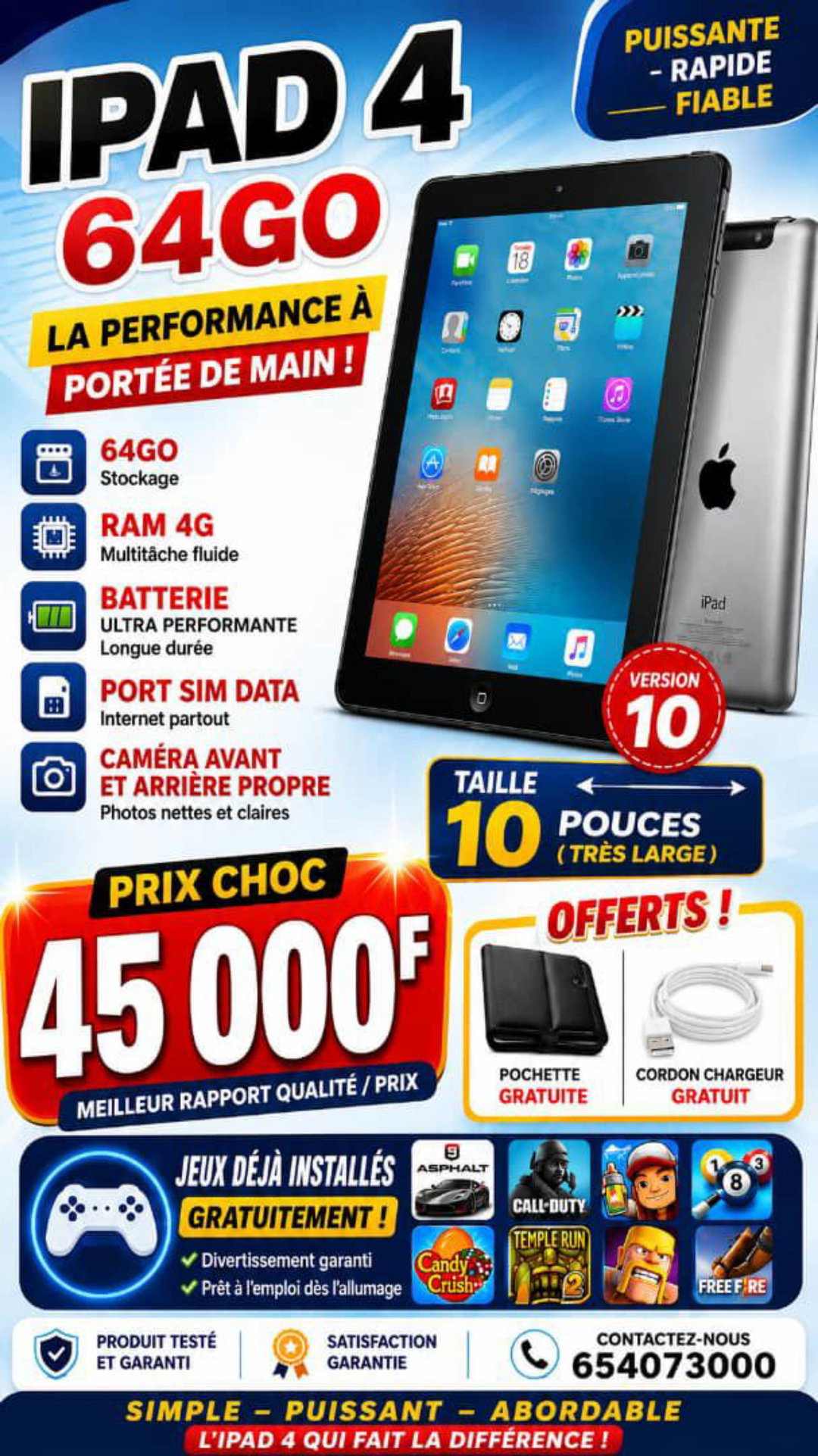 Tablette ipad 4