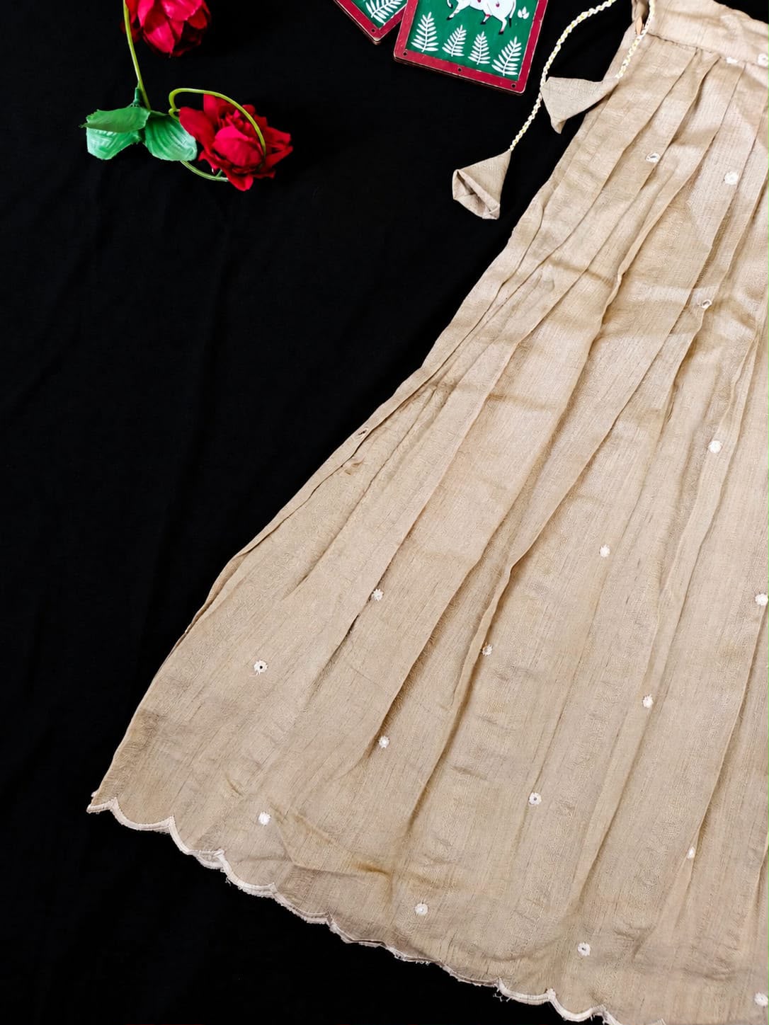 Girls Kalamkari Skirt & Top set (1month to 16 year) TC2_2