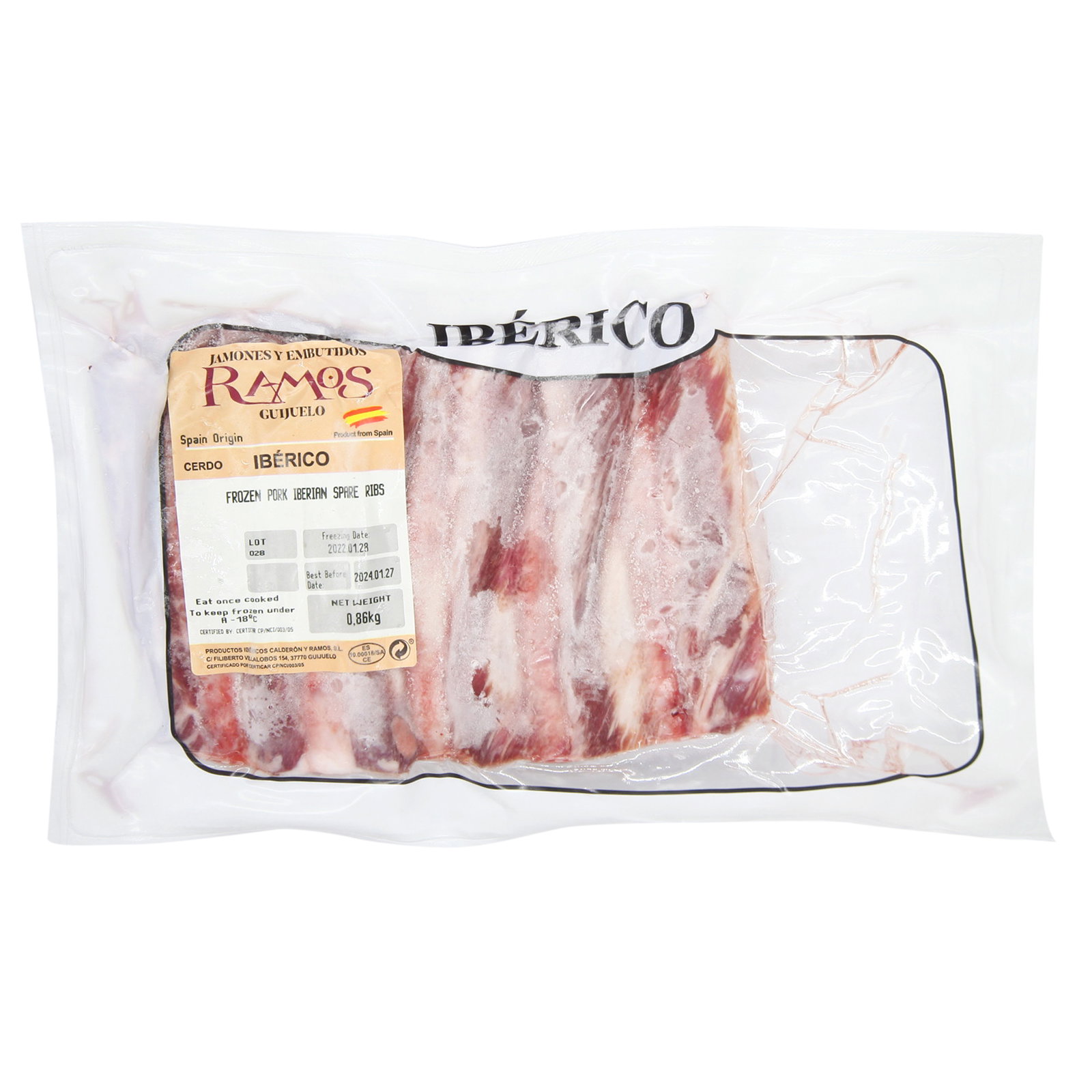 RAMOS Iberian Pork Spare Ribs  - 1 Packet_3
