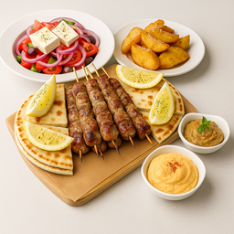 Pork Souvláki Feast (serves 3-4)