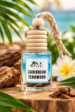 Caribbean Teakwood Car Freshener