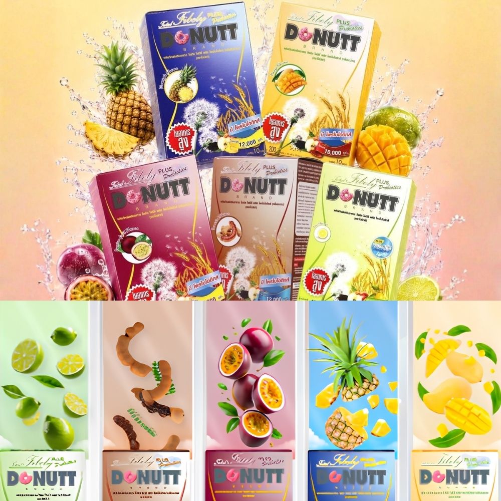 Donutt - Total Fibely Plus Probiotics Drink (10's) - Tamarind | Wholesale Supplement Singapore_1