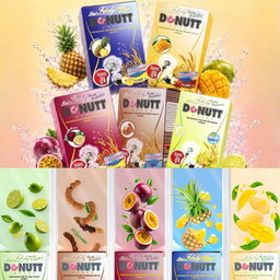 Donutt - Total Fibely Plus Probiotics Drink (10's) - Tamarind | Wholesale Supplement Singapore