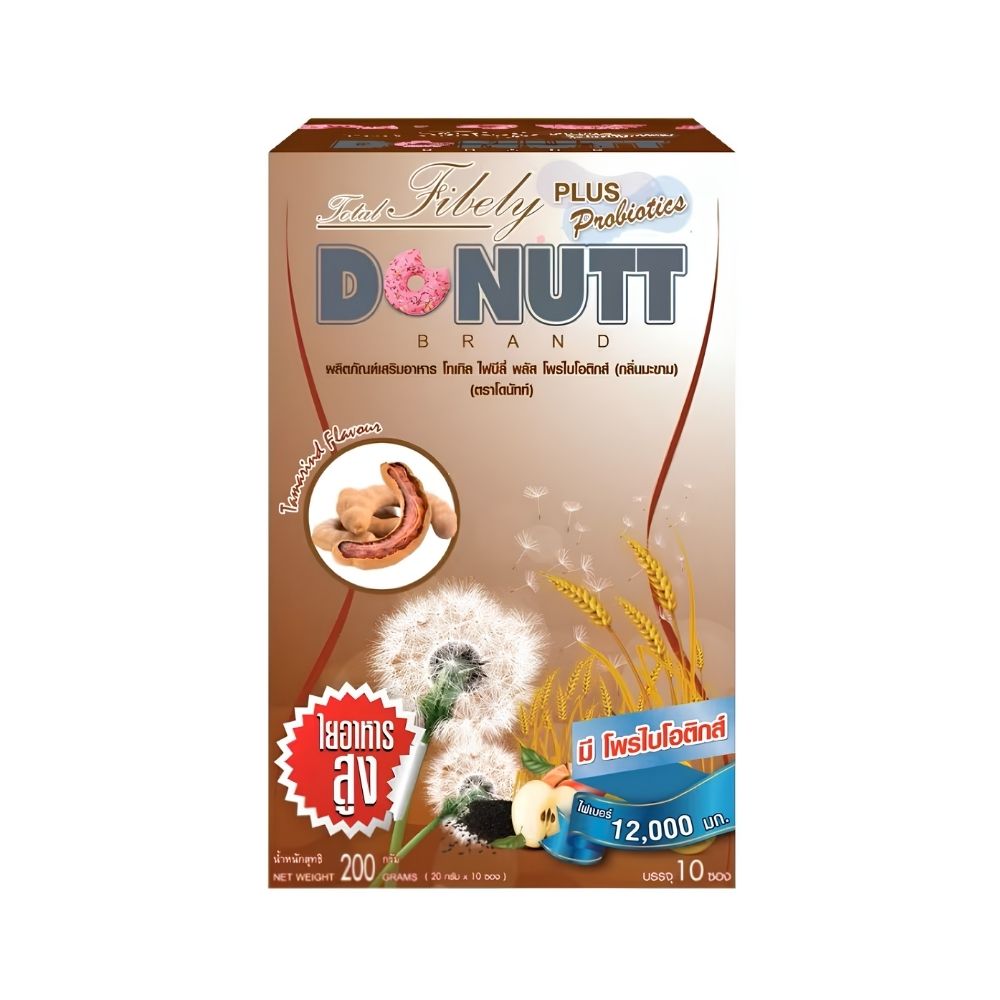 Donutt - Total Fibely Plus Probiotics Drink (10's) - Tamarind | Wholesale Supplement Singapore_0
