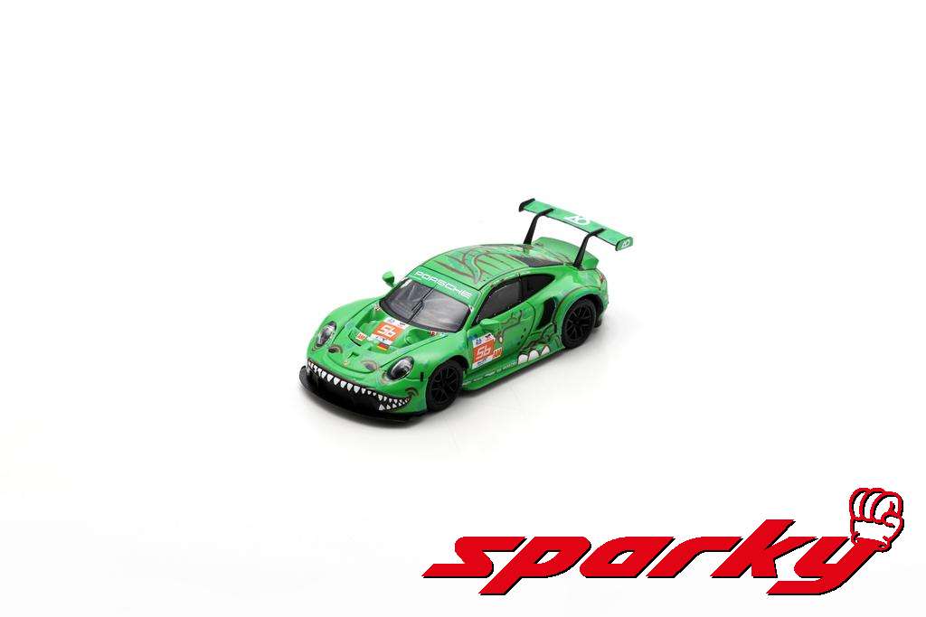 SPARKY MODEL 1/64 PORSCHE 911 RSR - 19 NO.56 PROJECT 1 - AO LE MANS 24H 2023 - PJ HYETT - G. JEANNETTE CAIROLI