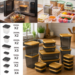LUNARA 17 PCS FOOD CONTAINER