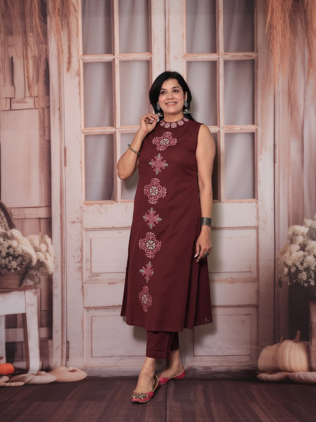 PURE HANDLOOM straight KURTI KK_1