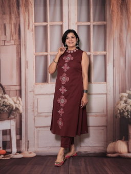 PURE HANDLOOM straight KURTI KK