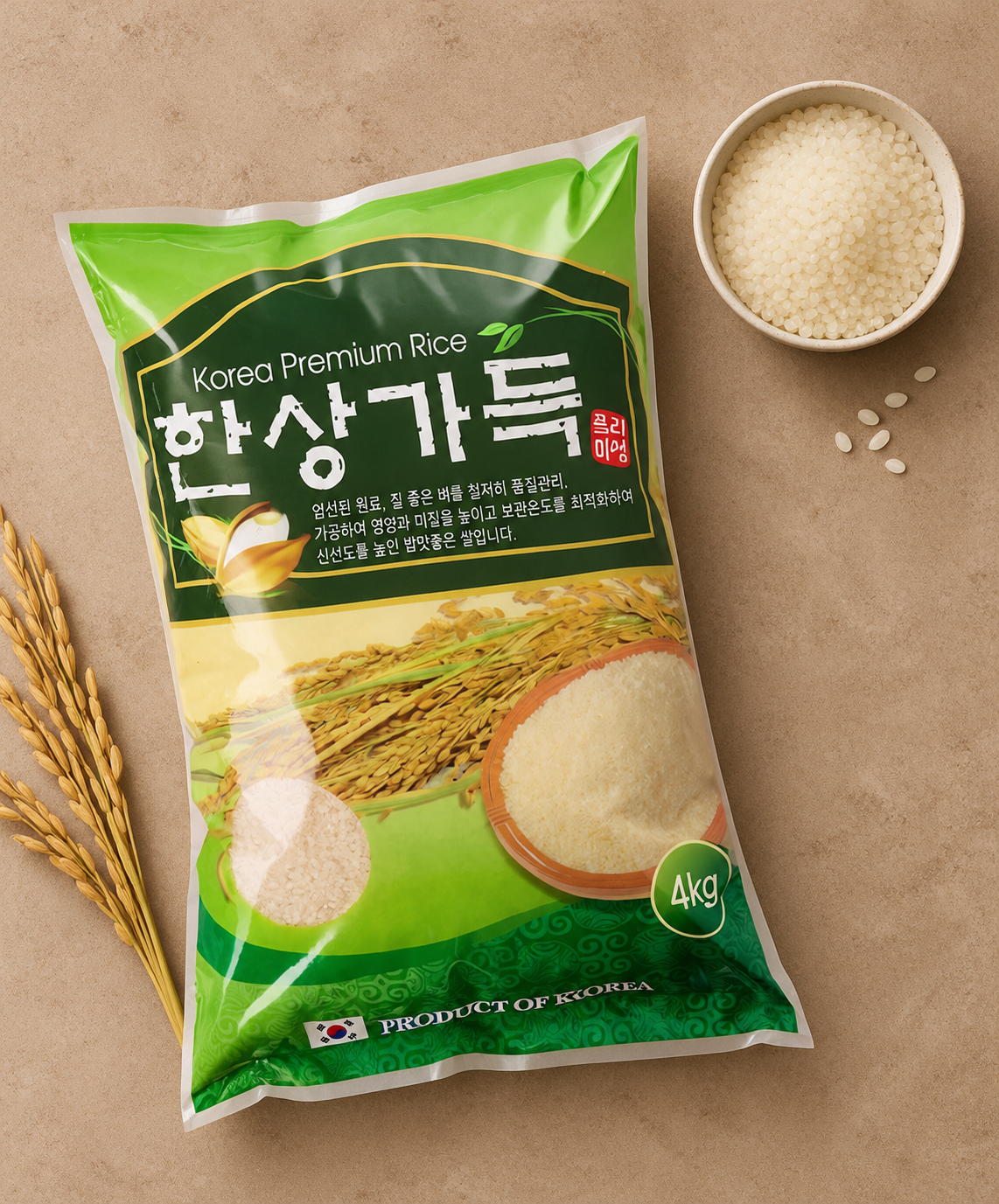 Premium Korea Rice 4kg 韓国産三光米
