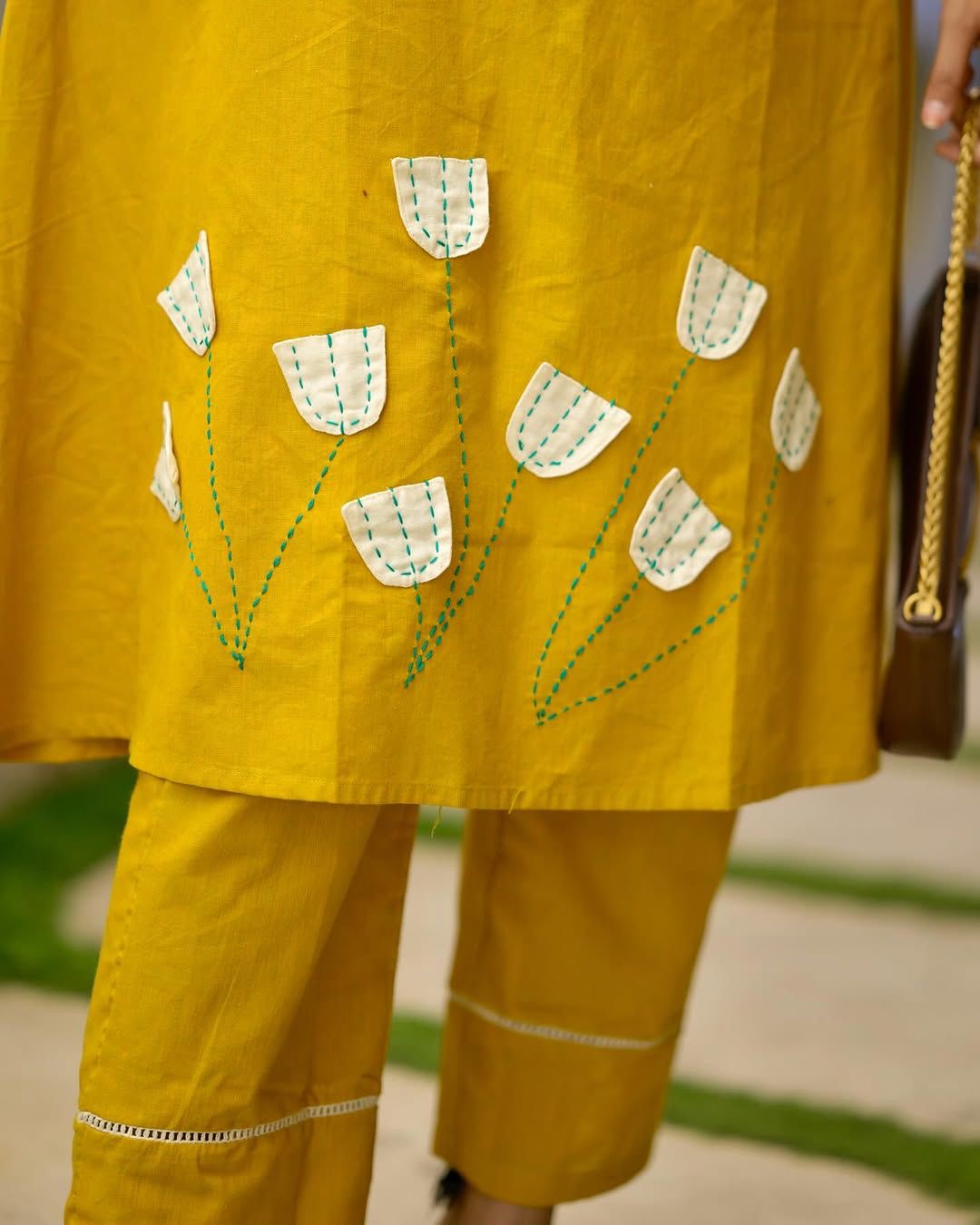 Collared kurta pant set  Co-ord Set (M-3XL) KK _1