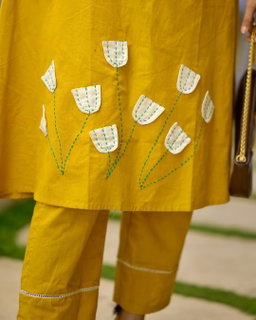 Collared kurta pant set  Co-ord Set (M-3XL) KK 