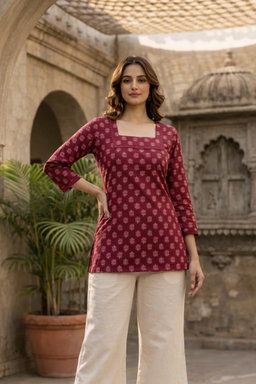  Pure Cotton Short Top KK