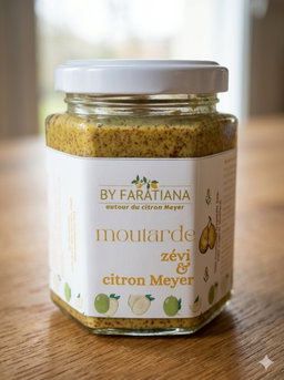 Moutarde au zévi et citron Meyer 