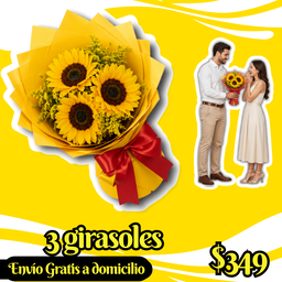 3 girasoles