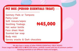 PERIOD CARE PACKAGE 