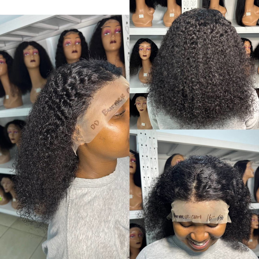 13x4 Burmese curl double drawn 