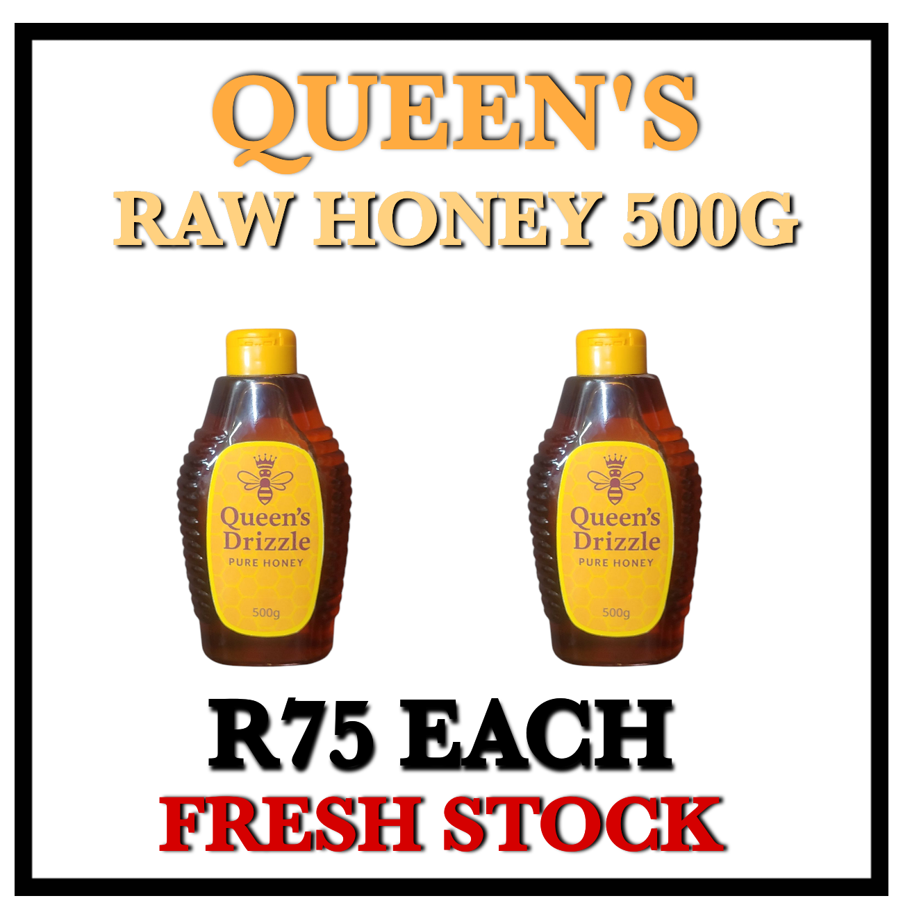 Queens Pure Raw Honey_0