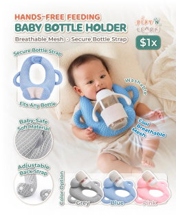 HANDS-FREE BABY BOTTLE HOLDER