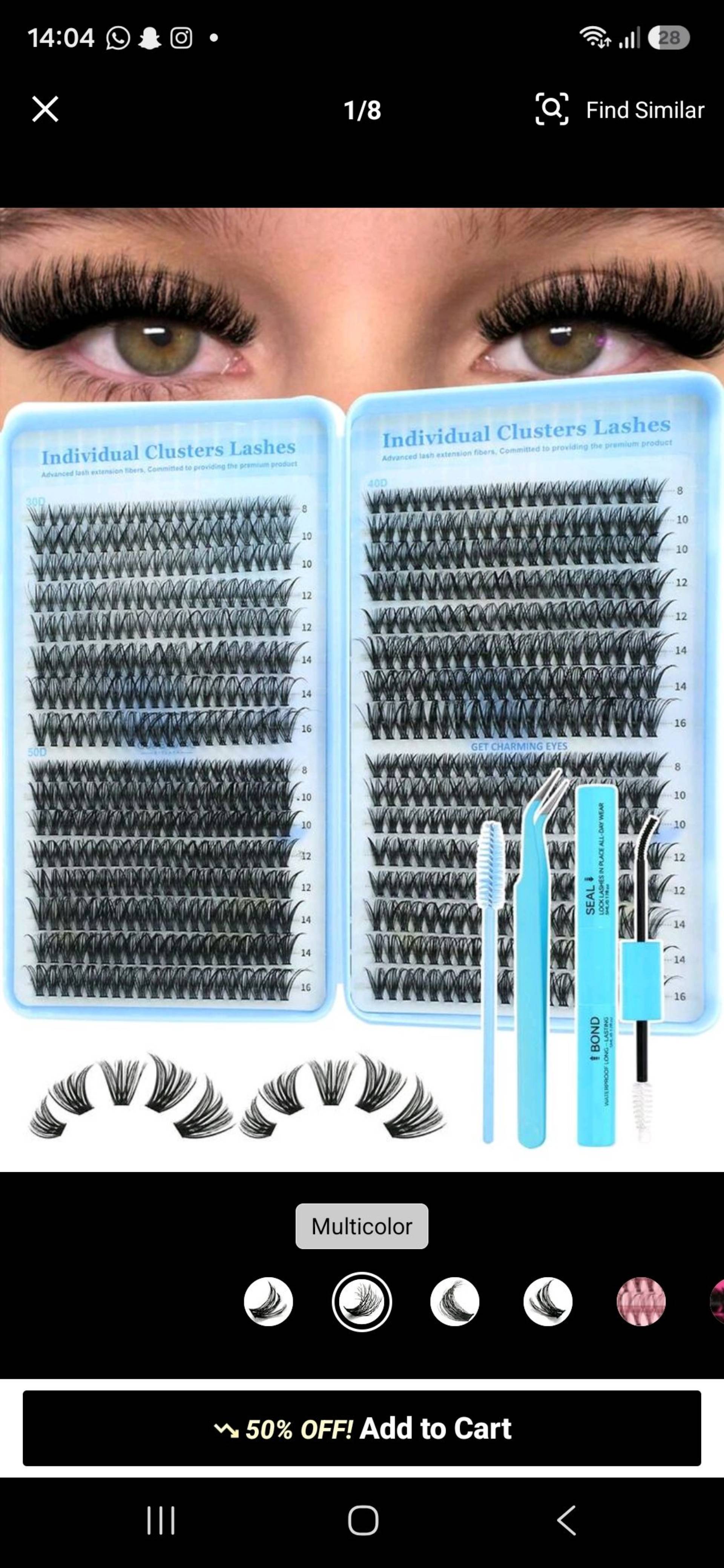 Cluster Lashes - DIY Lash Extension Kit 😍_0