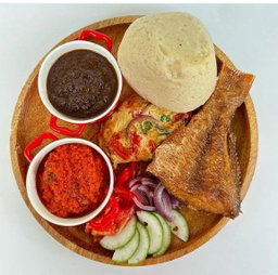 Banku /Pepper/Fish