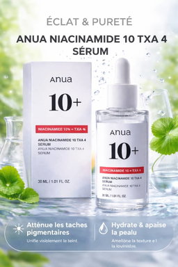 ANUA NIACINAMIDE 10 + TXA 4 SERUM - RADIANCE & PURITY - 30ML