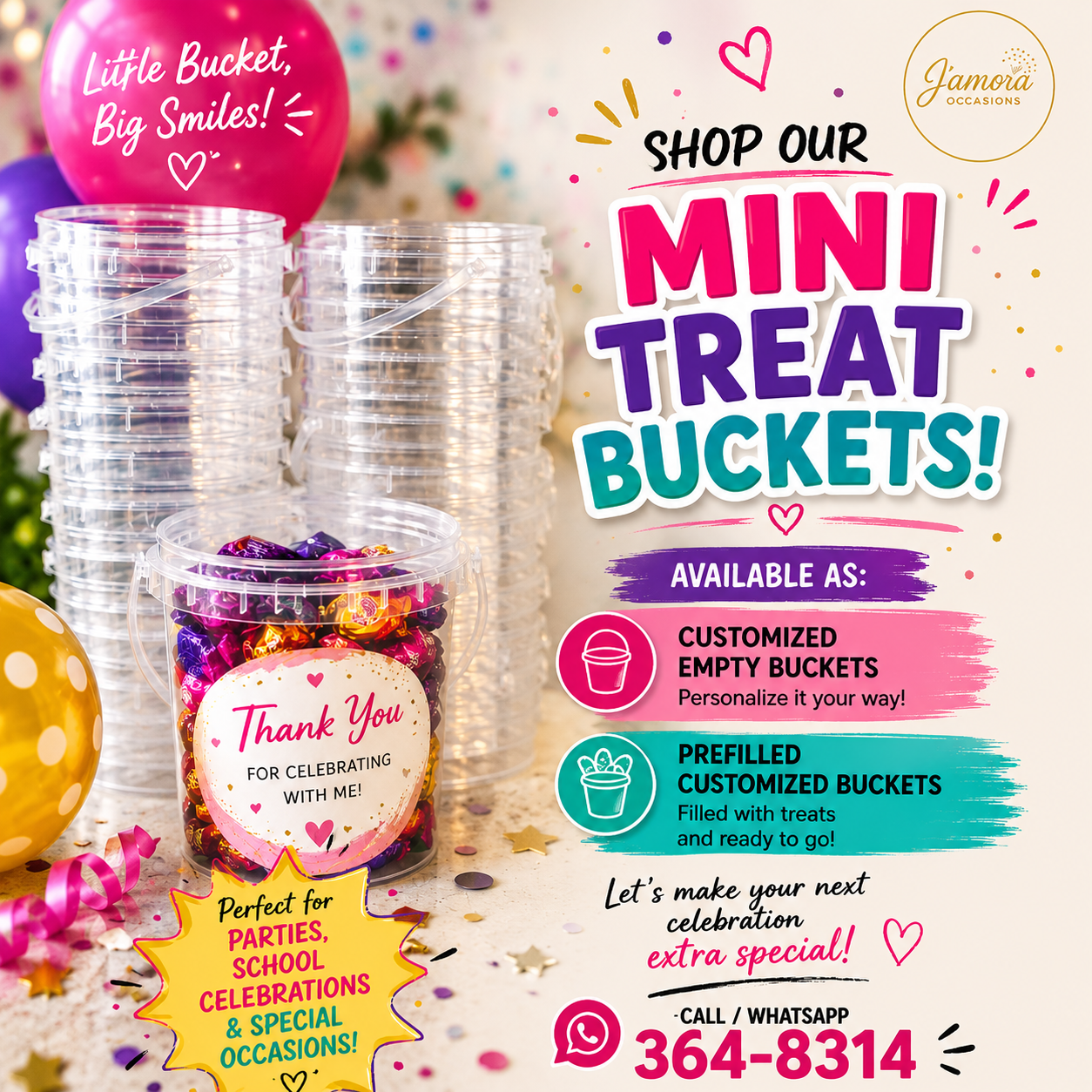 Prefilled MINI BUCKET (snacks & drink included)_0