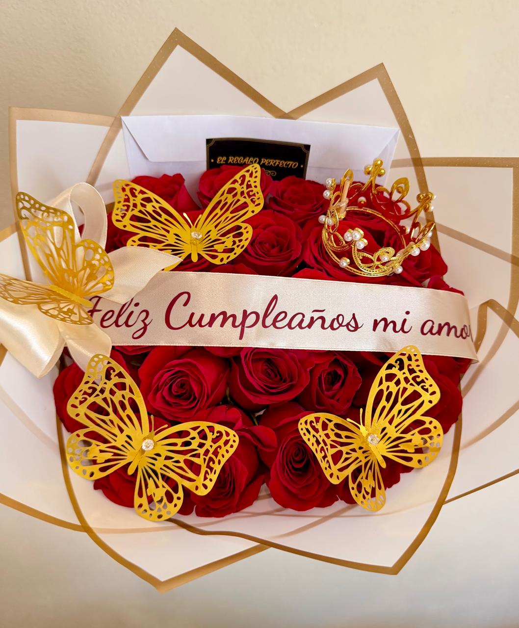 Mi reina hermosa ramo 24 rosas