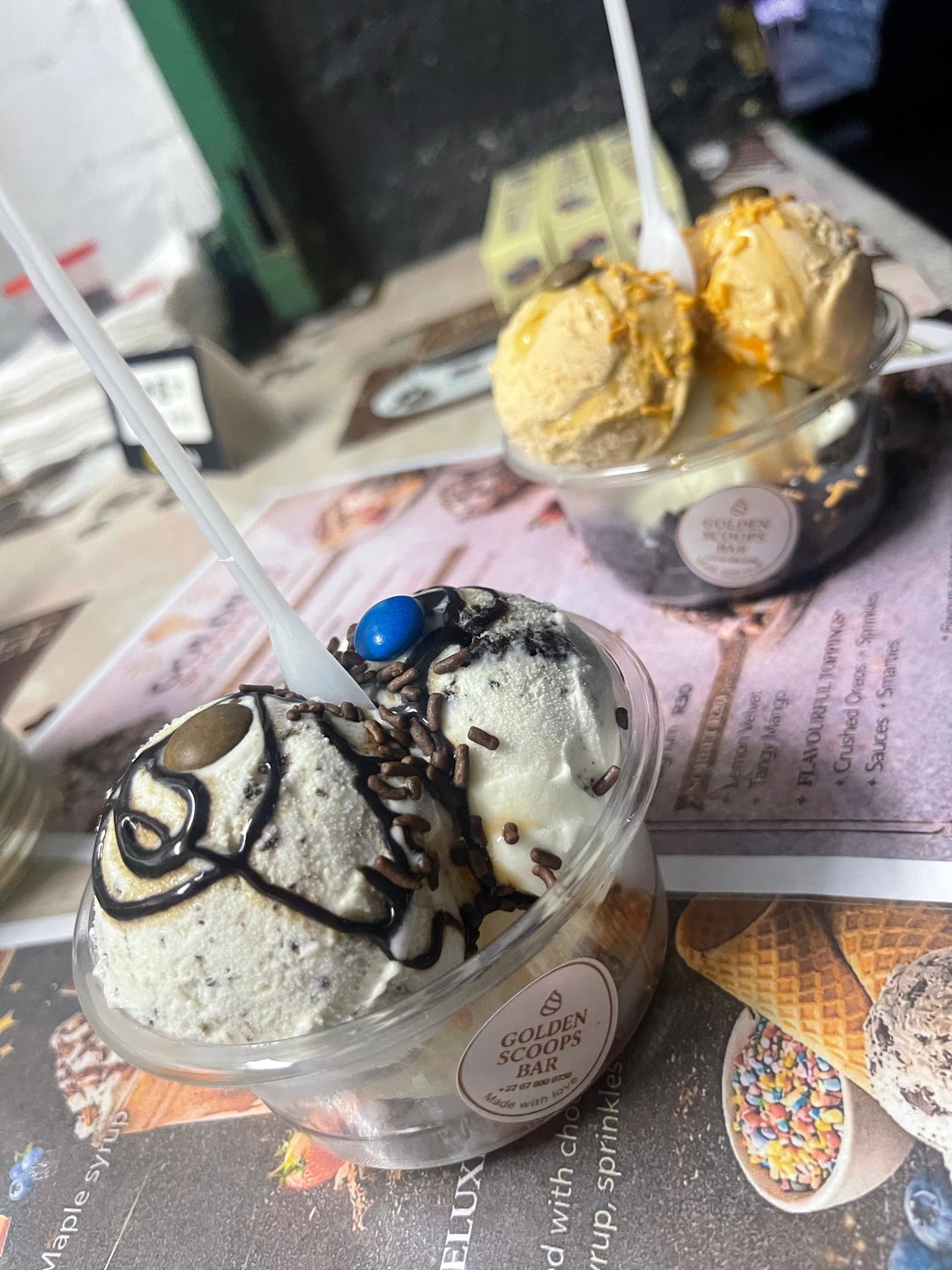 Golden Scoops Trio