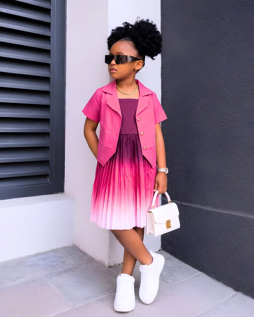 Ensemble Robe Chemise ( 5-10 ans )