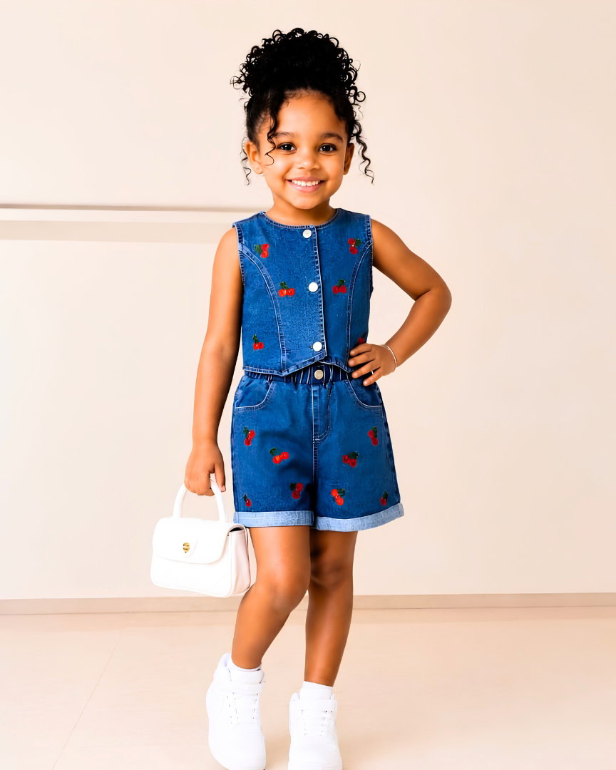 Ensemble 2 pièces Jeans  ( 1-5 ans )_0