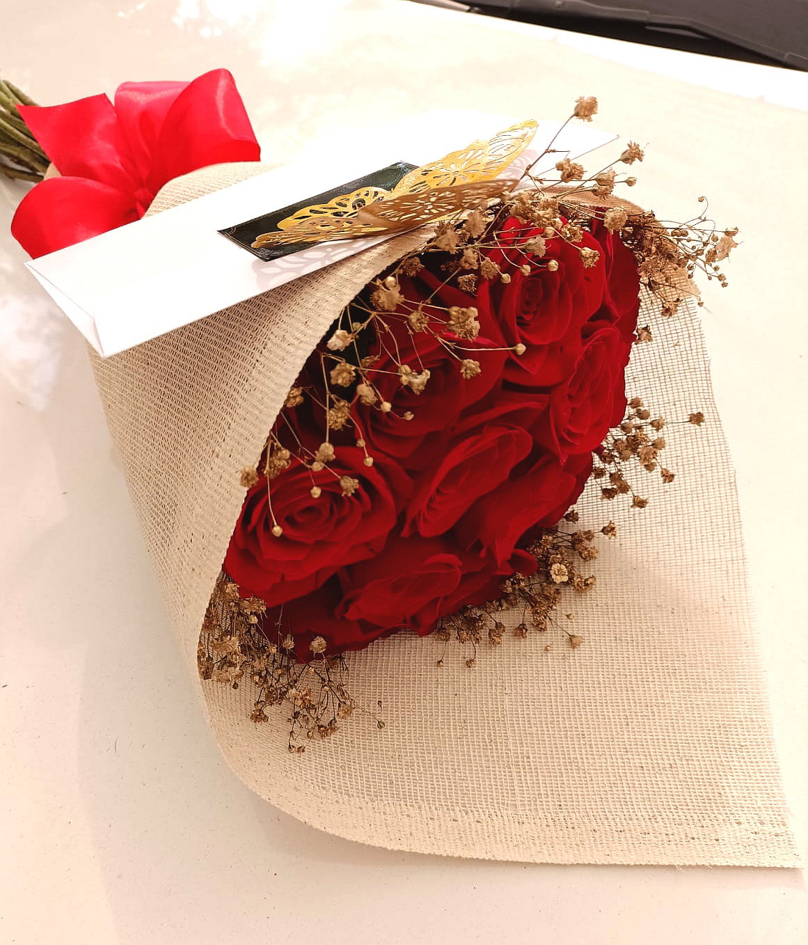 Seré siempre tu amor ramo 12 rosas_1
