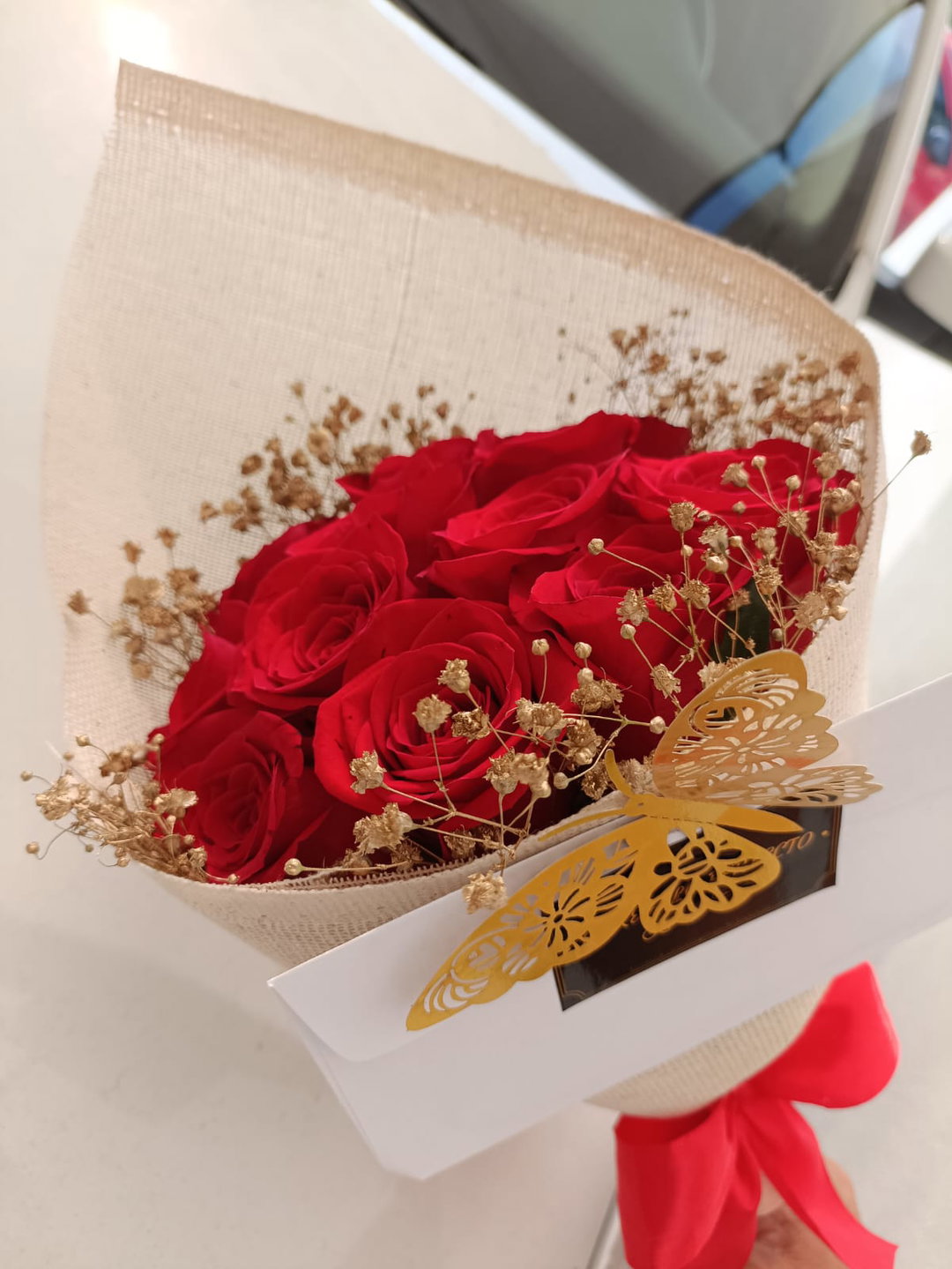 Seré siempre tu amor ramo 12 rosas