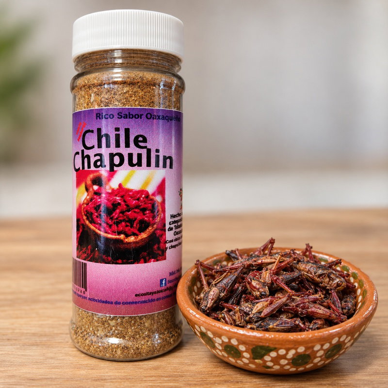 Chile seco con chapulines en polvo_0