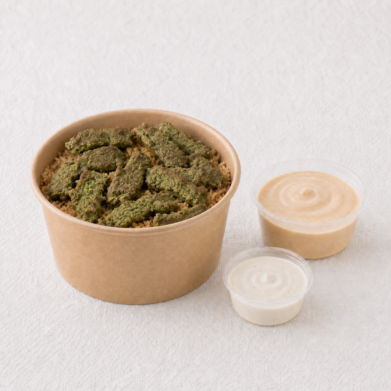 Porción Arroz Libanés Mini Bowl + Topping Kafta