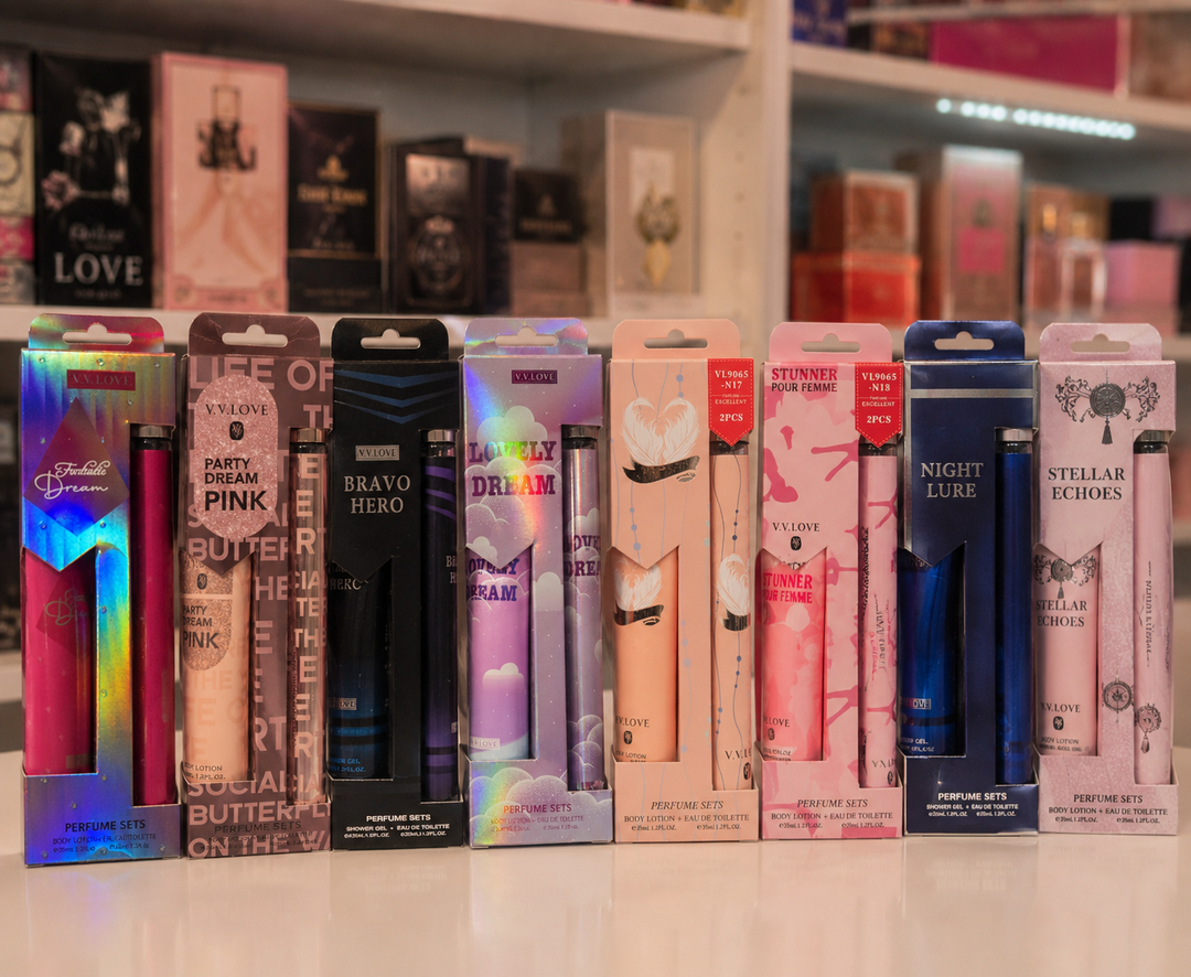 Caja de 15 Sets – Perfume 35 ml + Body Lotion 35 ml