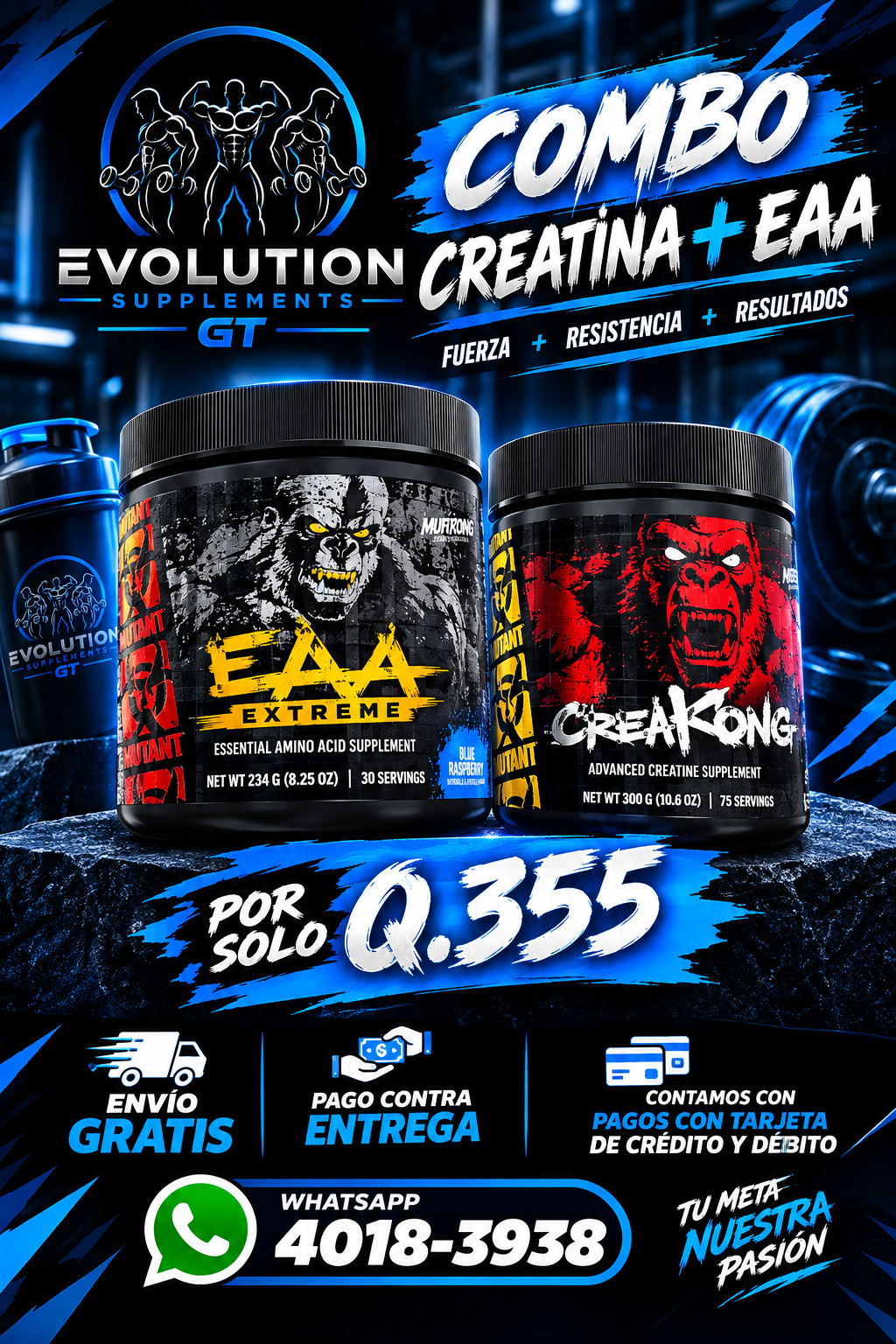 Combo Creatina+EAA