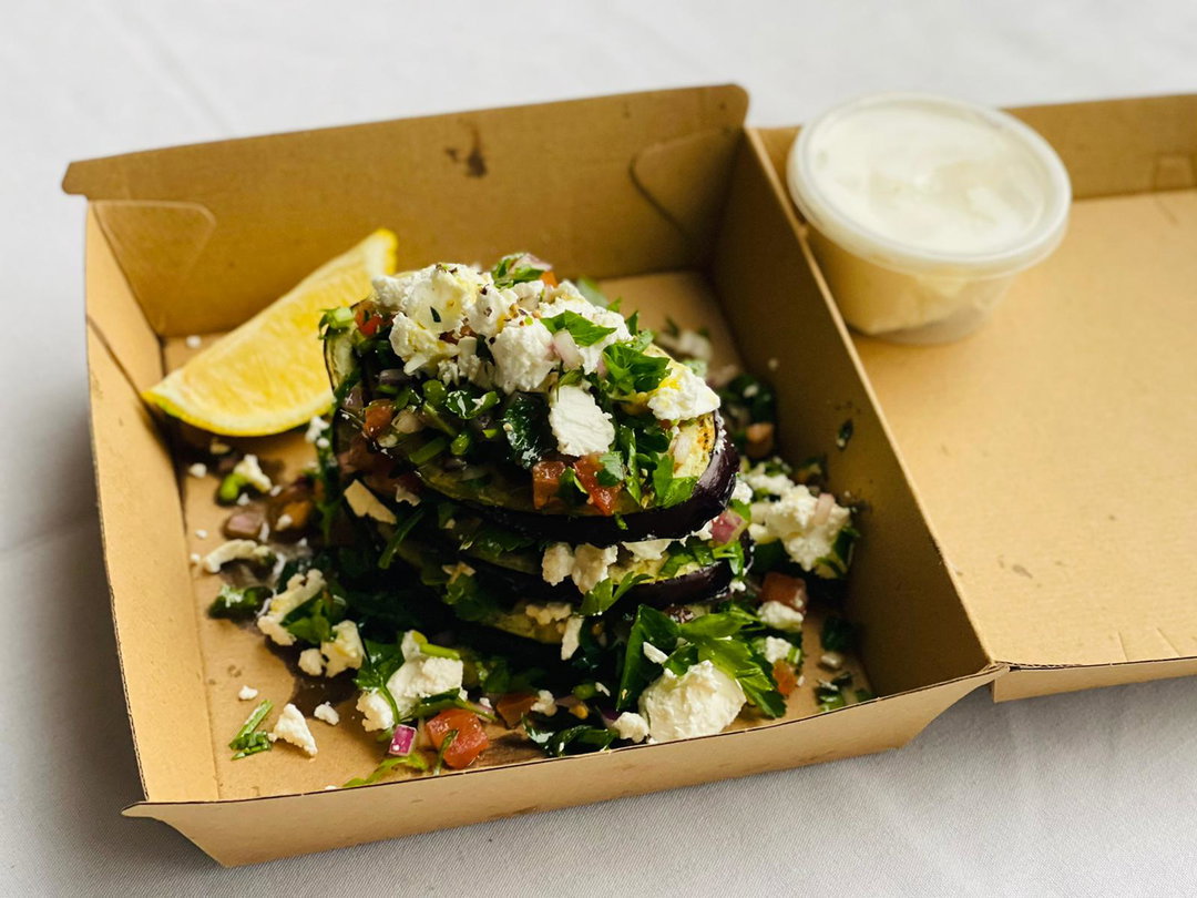 Grilled Halloumi Cheese Stack