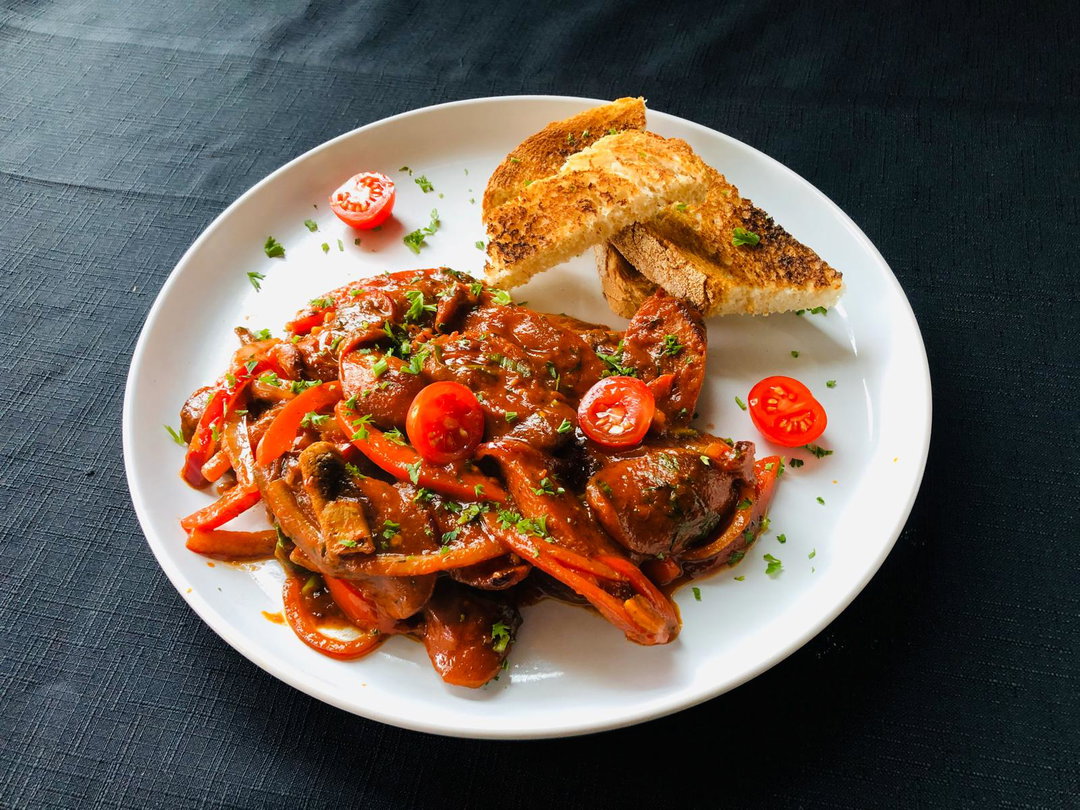 Grilled Chorizo & Bread