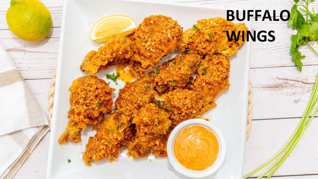Buffalo Wings w/ Garlic Butter 8pc