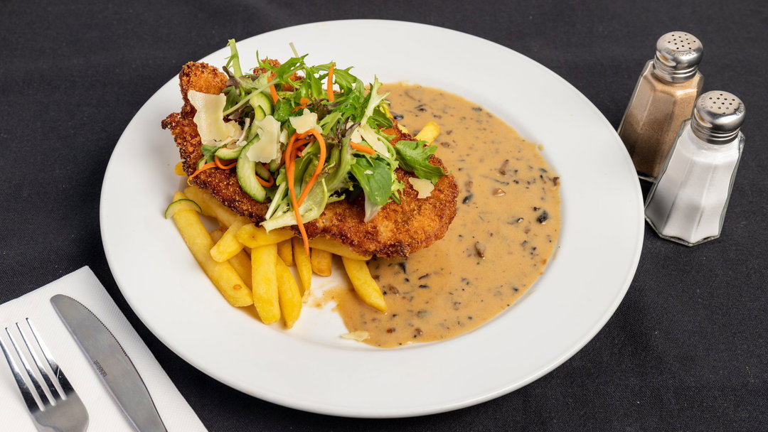 Chicken Schnitzel & Chips