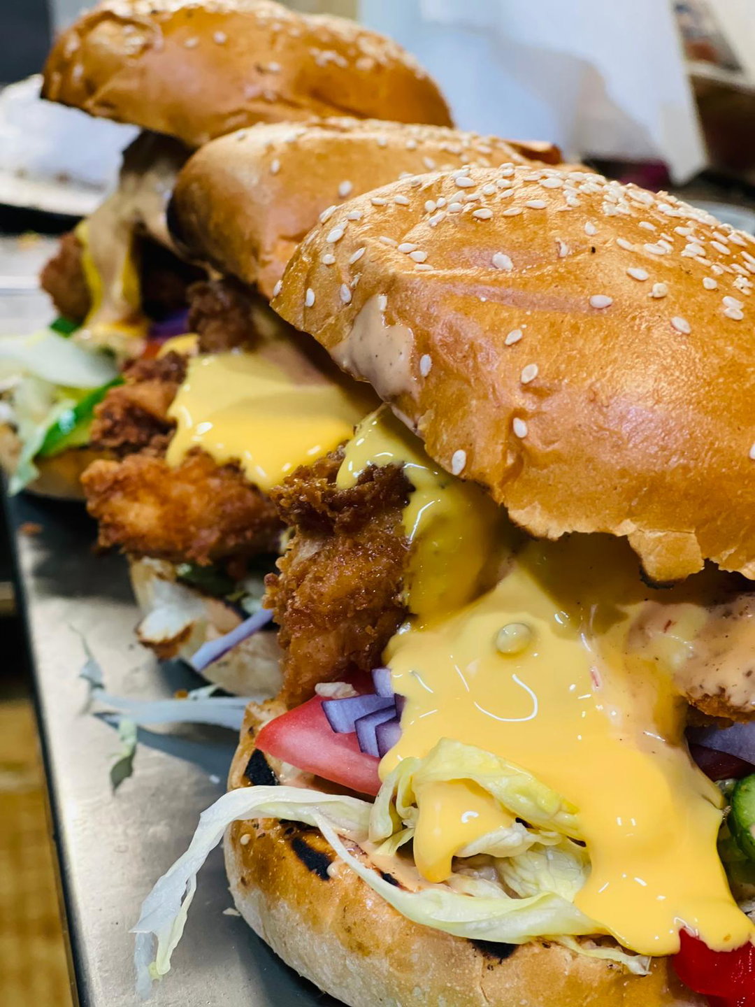 Southern Fried Chicken Burger
