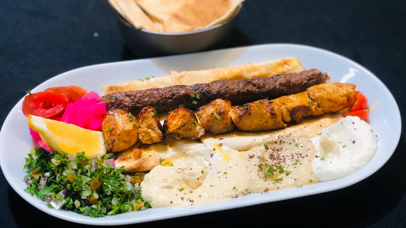 Kafta + Tawook Plate_0