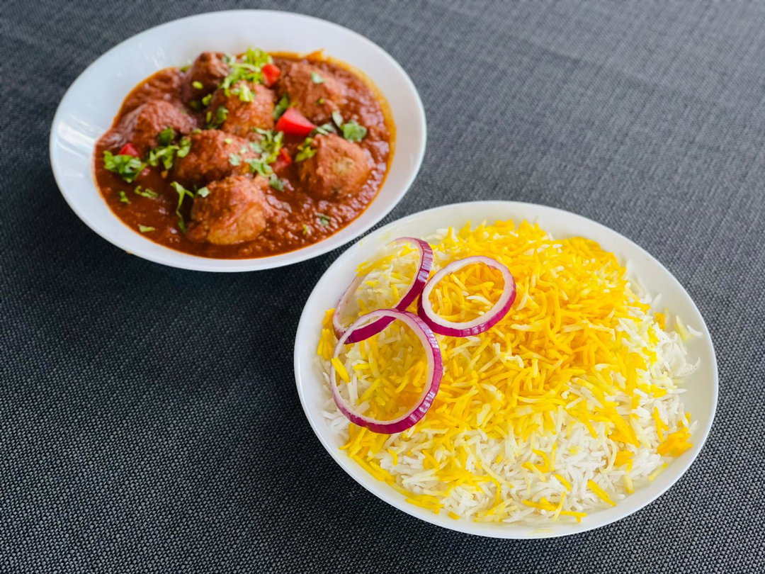 Persian Meatball + Rice (Koofteh)