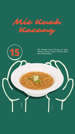 Mie Kuah Kacang