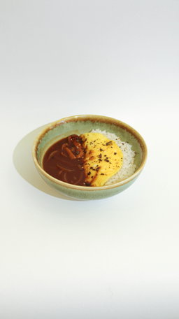 Egg Rice Demi Glace Sauce