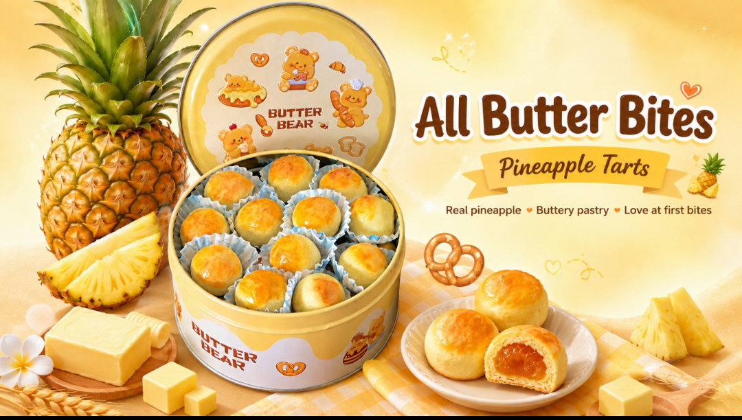 Signature Handmade Pineapple Tarts 
