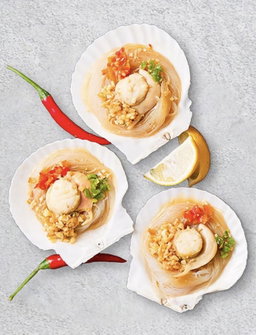 Steam Garlic scallop vermicelli (3pcs)