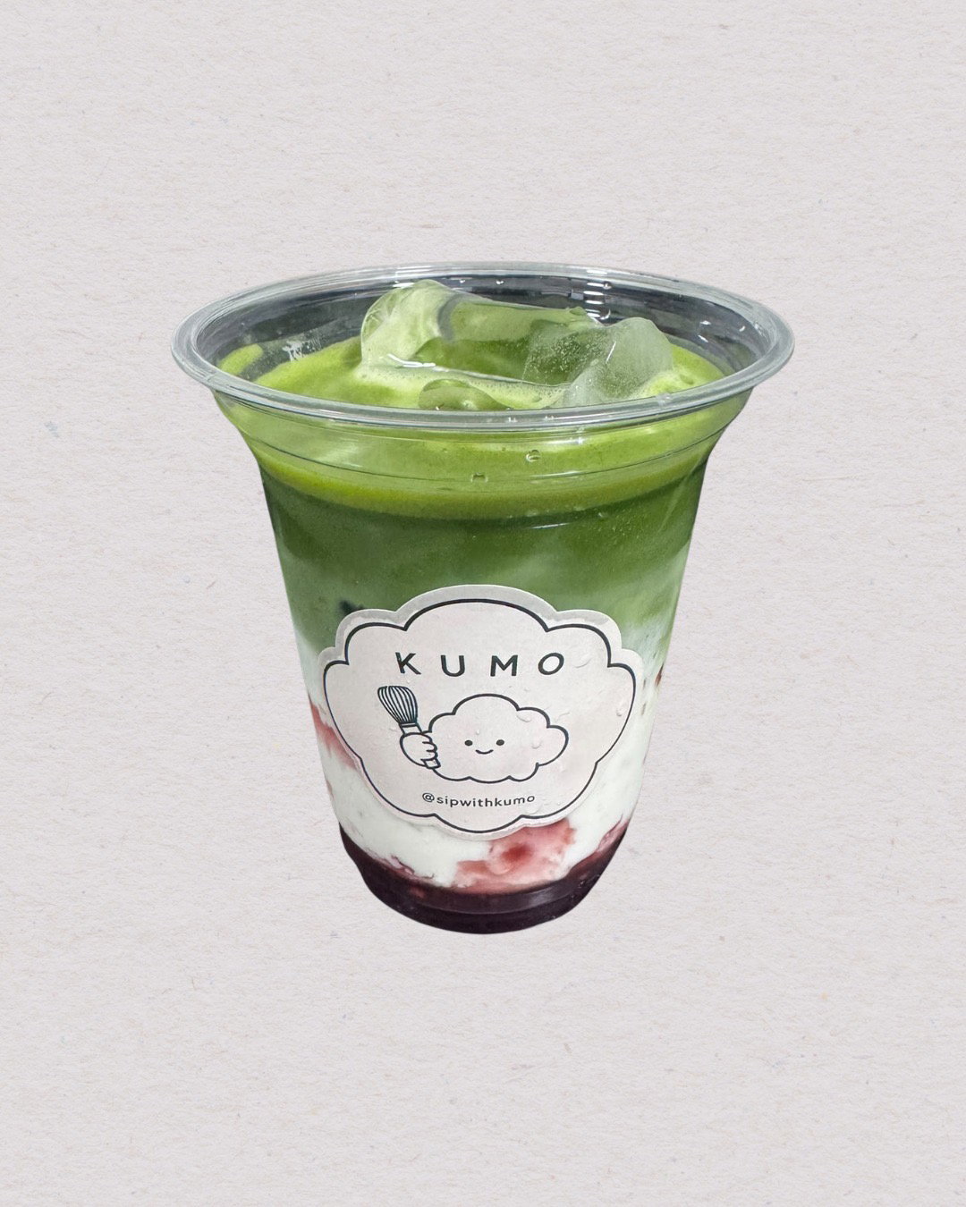 Raspberry Matcha Latte